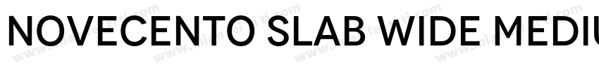Novecento slab wide Medium字体转换